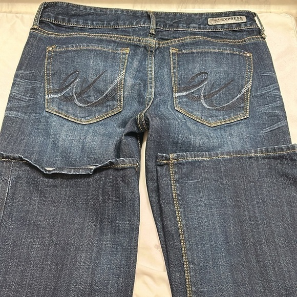 Express Women Bootcut Stella Regular Fit Low Rise Jeans Size 6r - Picture 6 of 7